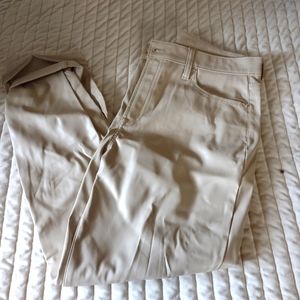 Gap leather jeans